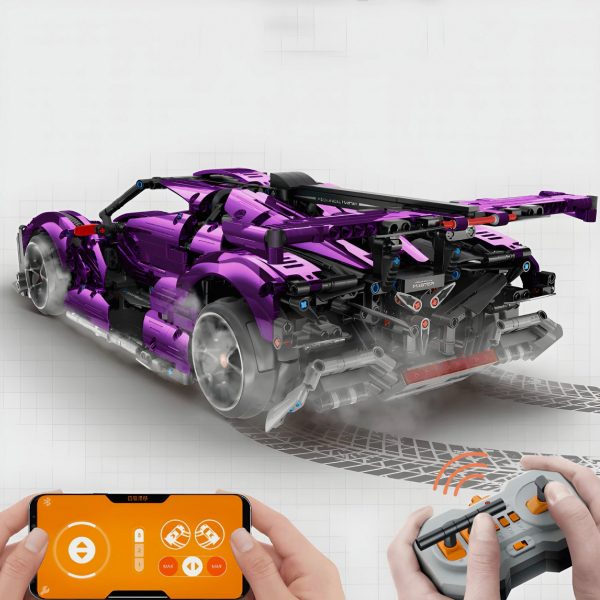 CHROME EDITION DRIFTING HYPERCAR | 2444PCS - Image 8