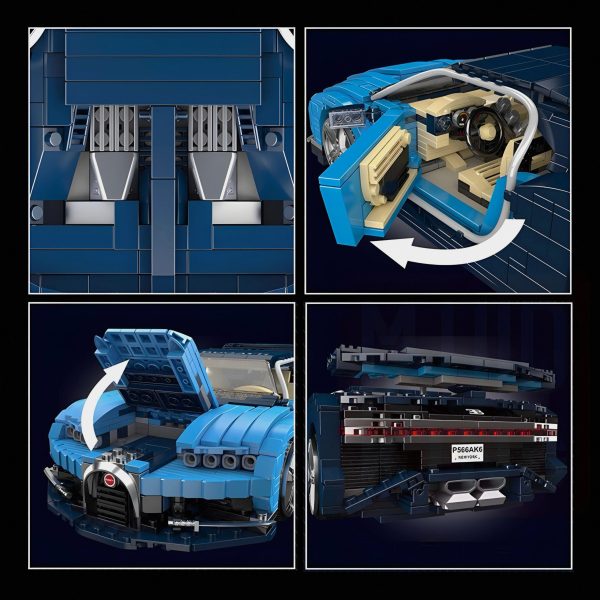 MID-ENGINE LUXURY HYPERCAR | 1222PCS - Image 3