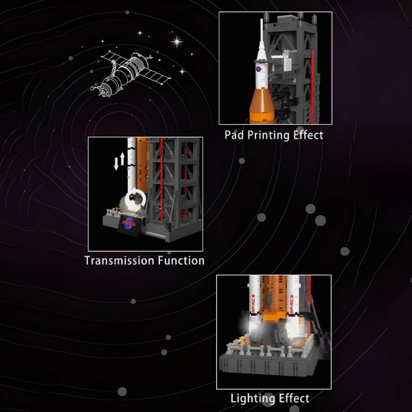 MOON LANDING: SLS SPACE LAUNCH SYSTEM | 908PCS - Image 3