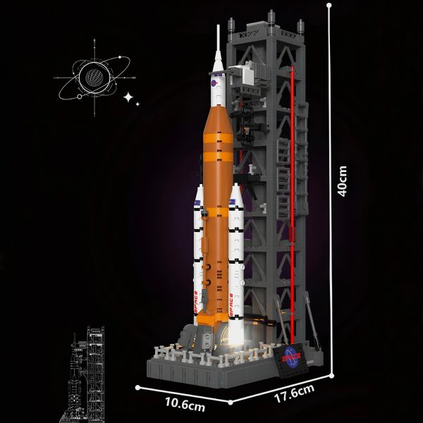 MOON LANDING: SLS SPACE LAUNCH SYSTEM | 908PCS - Image 4