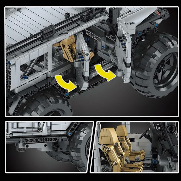 REMOTE CONTROLLED OVERSIZED OFF ROADER | 1289PCS - Image 4