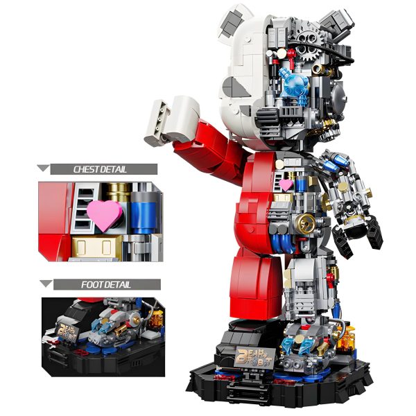 BEARBLOCK #ANGRYPANDA 400% | 1402PCS - Image 3