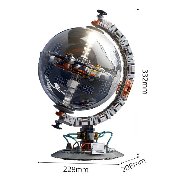 EARTH GLOBE | 658PCS - Image 4