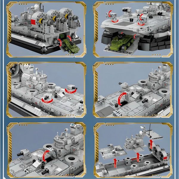 MILITARY HOVERCRAFT | 1442PCS - Image 2