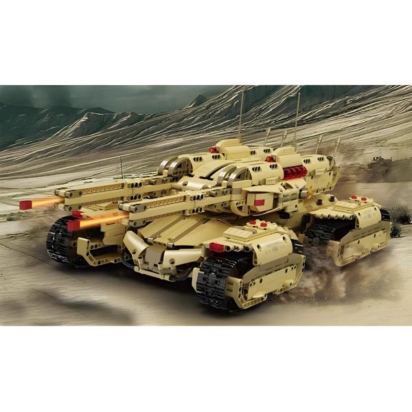 REMOTE CONTROLLED ARMY 4 TRACK TANK | 3294PCS - Image 2