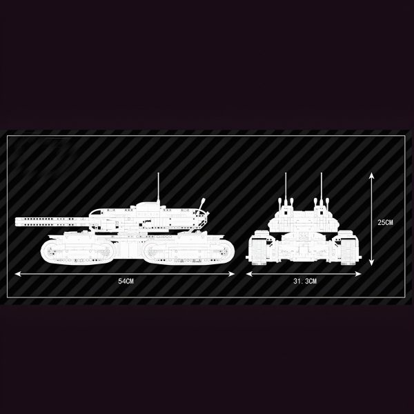 REMOTE CONTROLLED ARMY 4 TRACK TANK | 3294PCS - Image 5