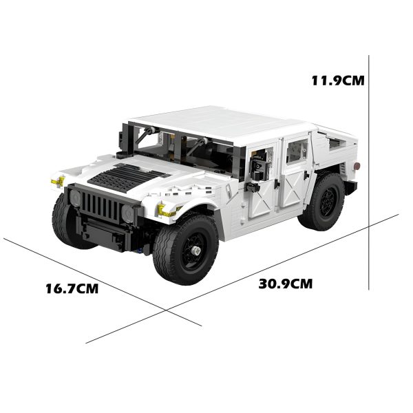 REMOTE CONTROLLED H1 HUMVEE | 1382PCS - Image 8