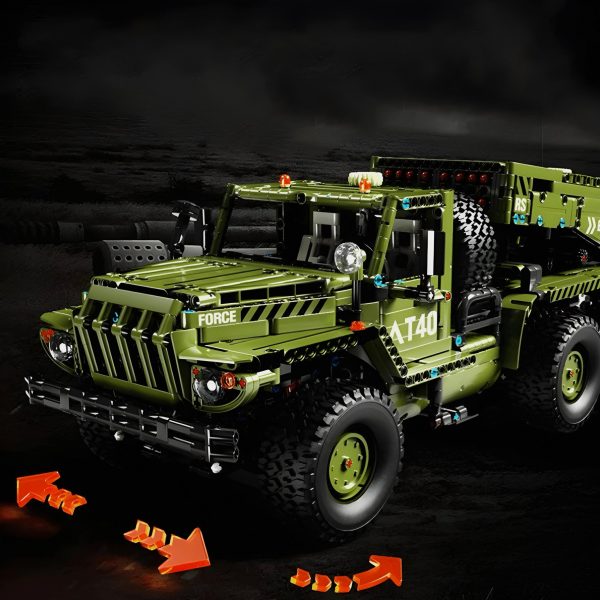 REMOTE CONTROLLED KATYUSHA ROCKET LAUNCHER | 2269PCS - Image 9