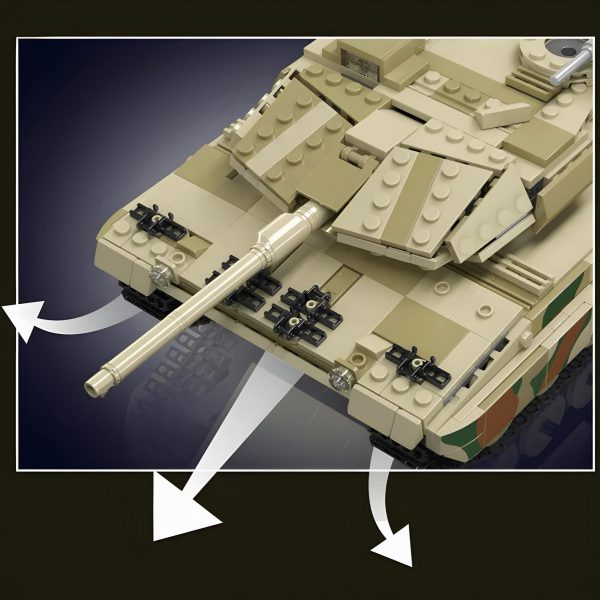 REMOTE CONTROLLED LEOPARD TANK | 1092PCS - Image 5