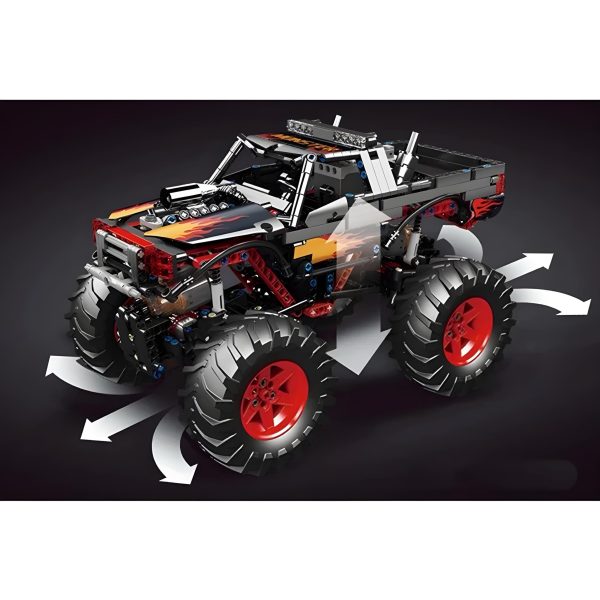REMOTE CONTROLLED MONSTER TRUCK | 889PCS - Image 4