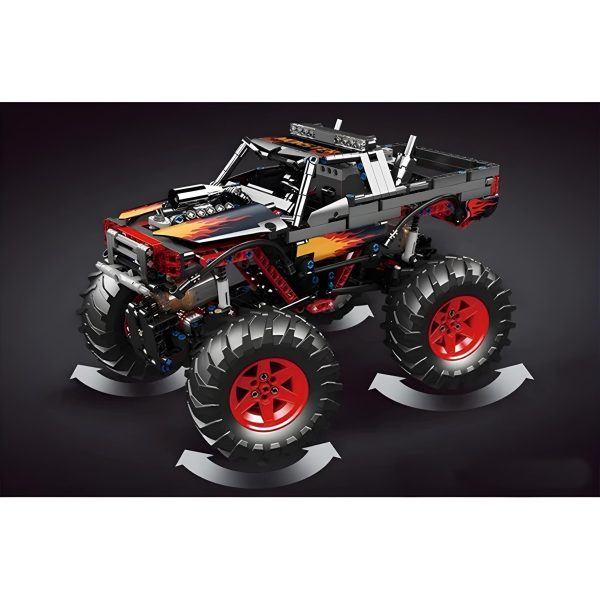 REMOTE CONTROLLED MONSTER TRUCK | 889PCS - Image 5