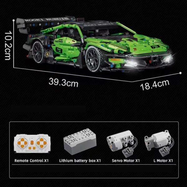REMOTE CONTROLLED SQUADRA CORSE X RD | 1645PCS - Image 4