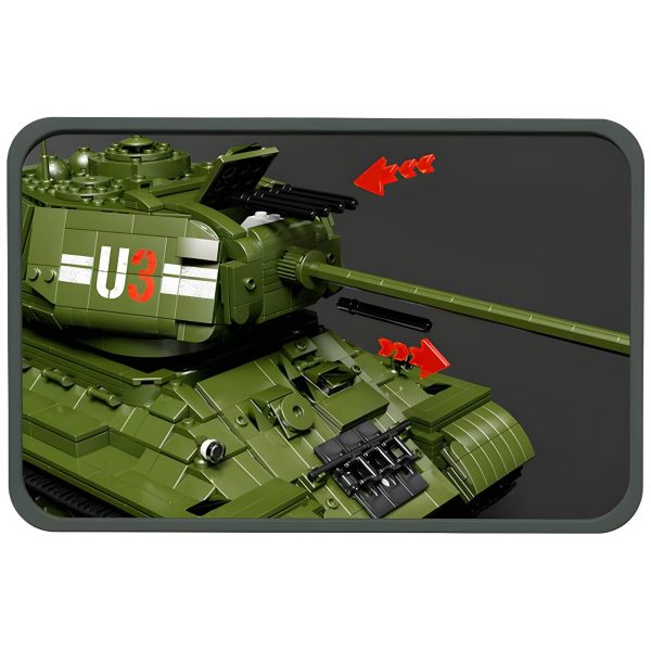 REMOTE CONTROLLED T34 TANK | 2052PCS - Image 4