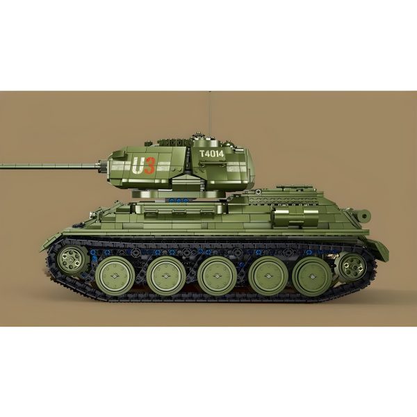 REMOTE CONTROLLED T34 TANK | 2052PCS - Image 7