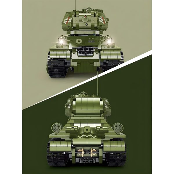 REMOTE CONTROLLED T34 TANK | 2052PCS - Image 8