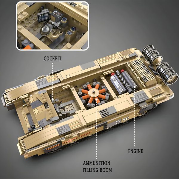 REMOTE CONTROLLED TANK | 1724PCS - Image 4