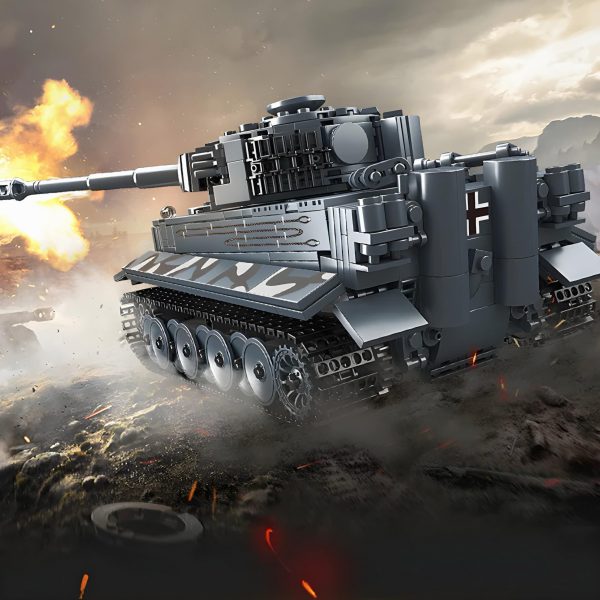 REMOTE CONTROLLED TIGER TANK | 802PCS - Image 2