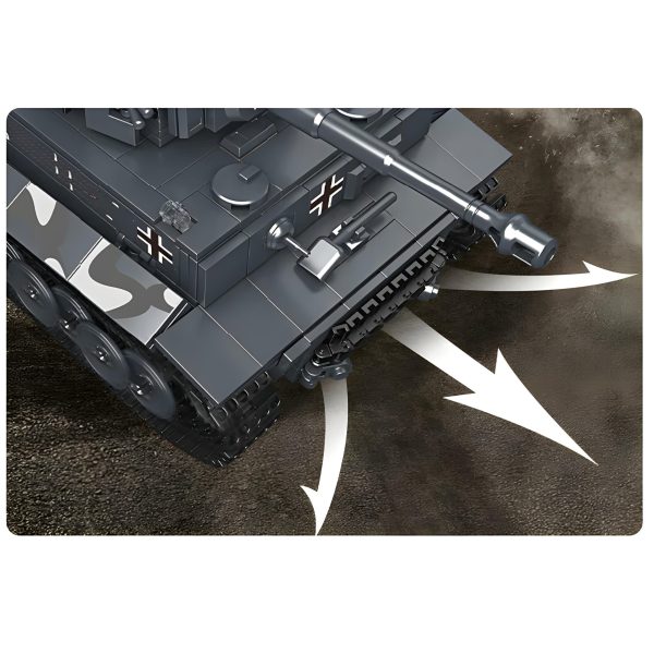 REMOTE CONTROLLED TIGER TANK | 802PCS - Image 4
