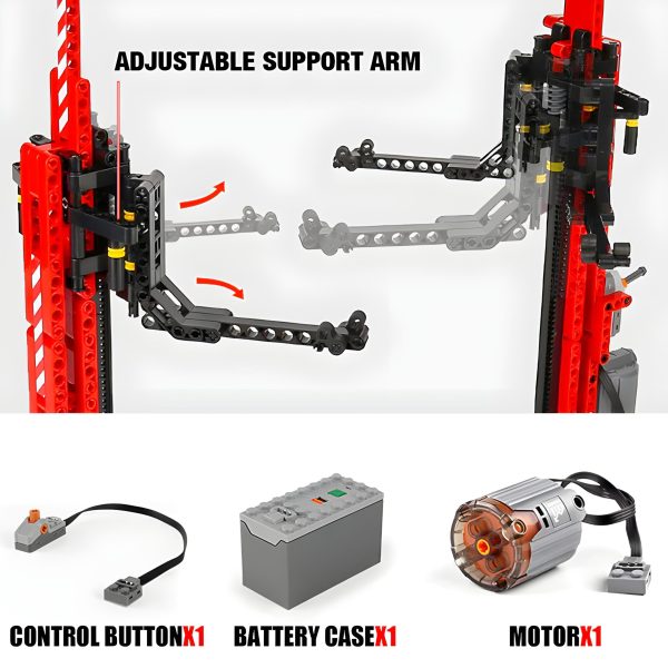 1:8 ELECTRIC CAR LIFT |  537PCS - Image 3