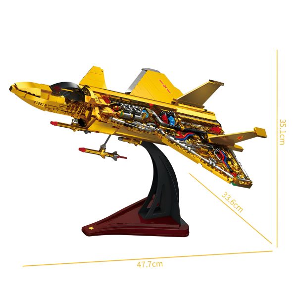 COLLECTOR'S GOLDEN EDITION J-20 | 1199PCS - Image 10