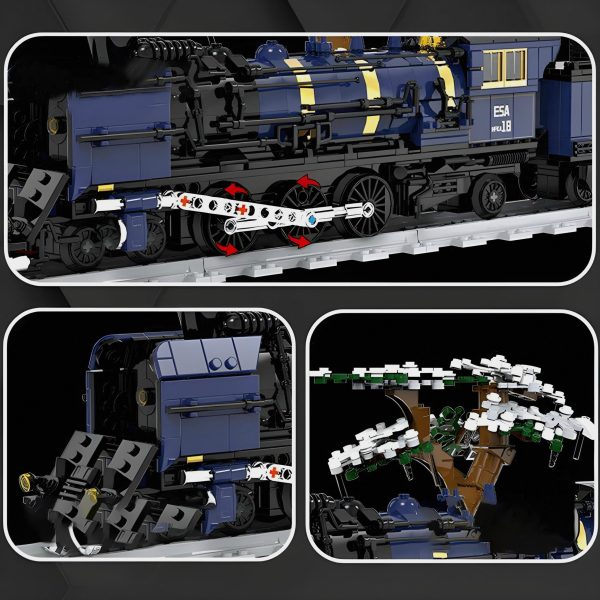 ORIENTAL STEAM TRAIN | 1052PCS - Image 4