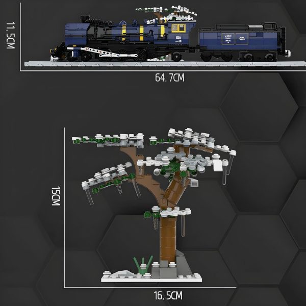 ORIENTAL STEAM TRAIN | 1052PCS - Image 6