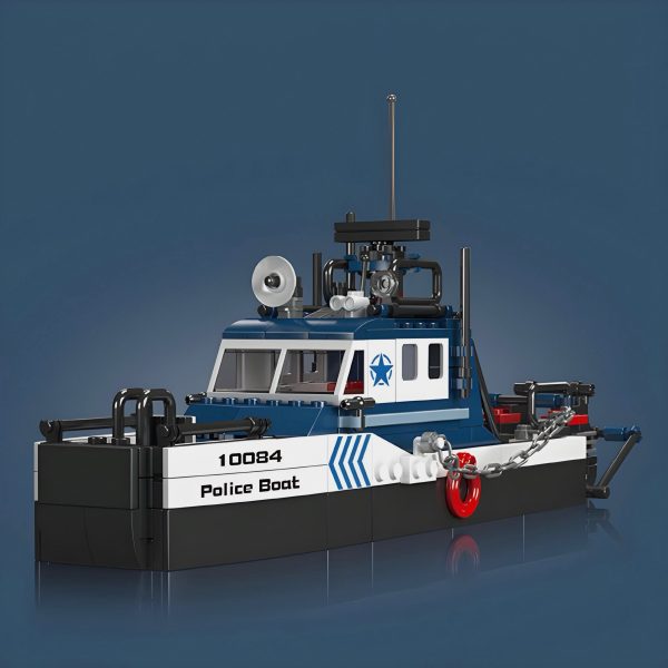POLICE BOAT | 415PCS - Image 2