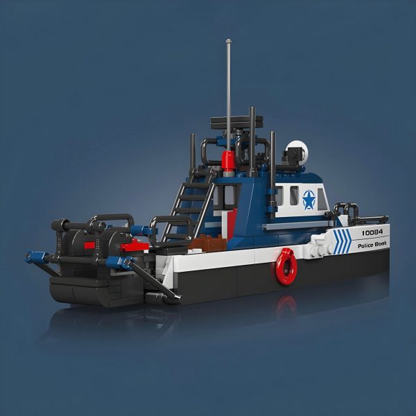 POLICE BOAT | 415PCS - Image 3