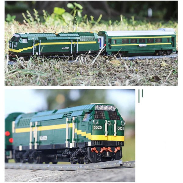REMOTE CONTROLLED DIESEL LOCOMOTIVE | 2086PCS - Image 6