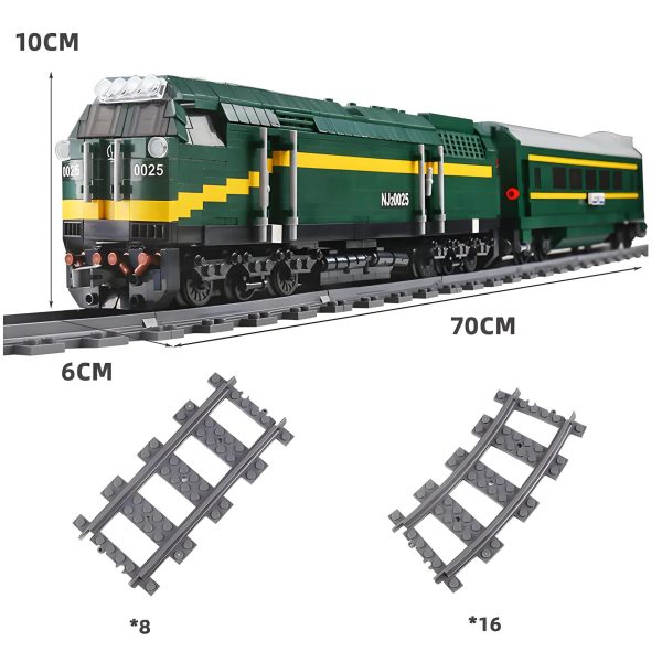 REMOTE CONTROLLED DIESEL LOCOMOTIVE | 2086PCS - Image 7