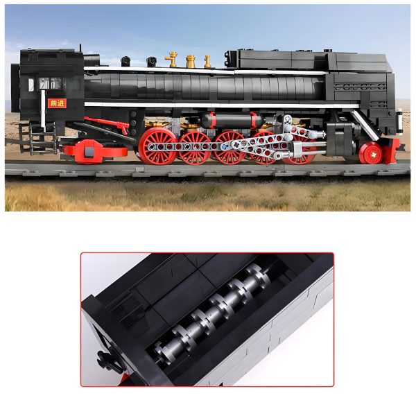 REMOTE CONTROLLED STEAM TRAIN | 1552PCS - Image 5