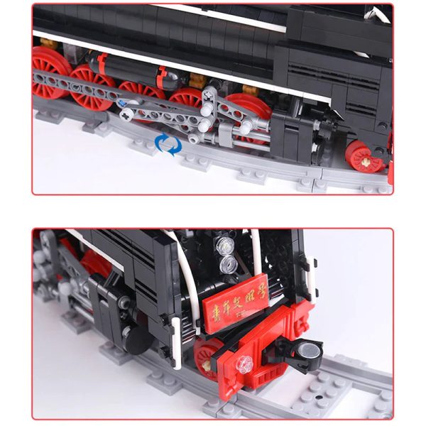 REMOTE CONTROLLED STEAM TRAIN | 1552PCS - Image 6