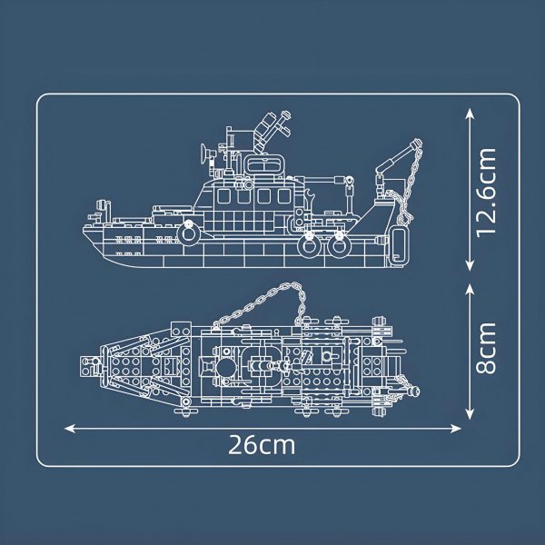 RESCUE BOAT | 366PCS - Image 5