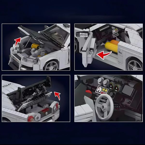 SKYLINE GTR R34 | 1472PCS - Image 4