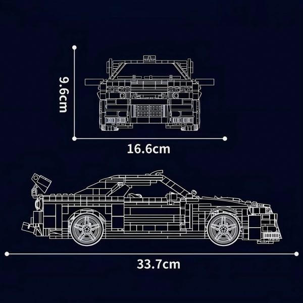 SKYLINE GTR R34 | 1472PCS - Image 5