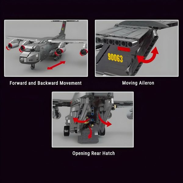 Y-20 LARGE MILITARY AIRCRAFT | 2202PCS - Image 5