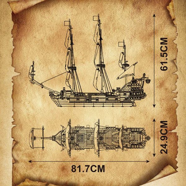 18TH CENTURY PIRATE SHIP | 3138PCS - Image 8