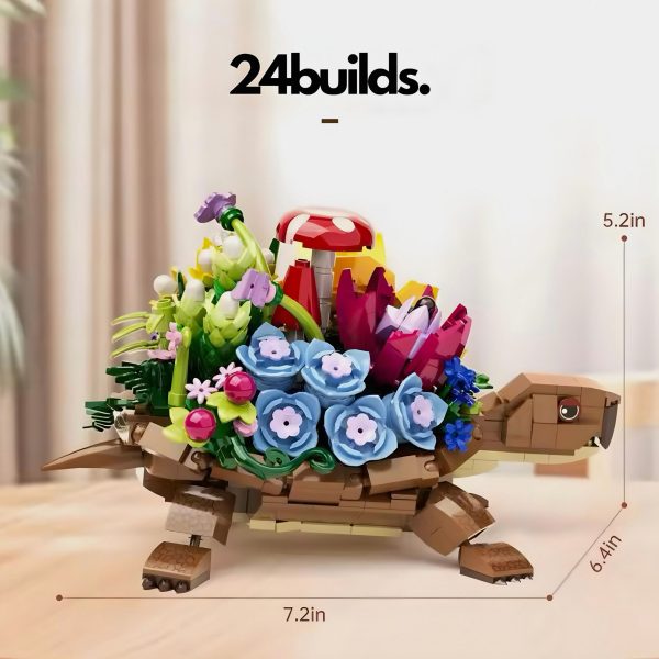 FLORAL TURTLE | 504PCS - Image 3