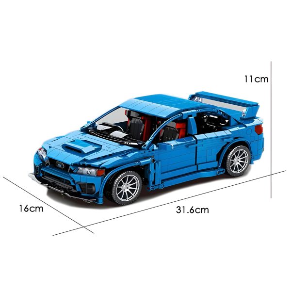 REMOTE CONTROLLED WRX STI | 1824PCS - Image 6