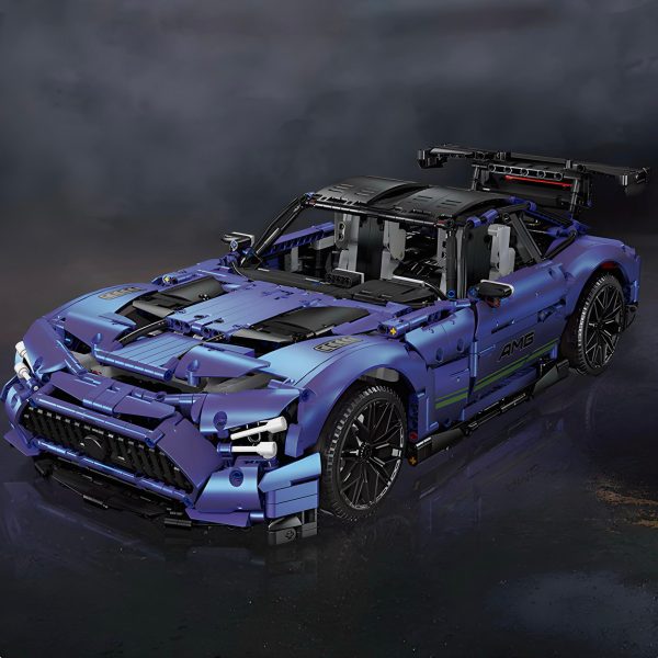 SATIN BLUE AMG GTR | 2887PCS - Image 3