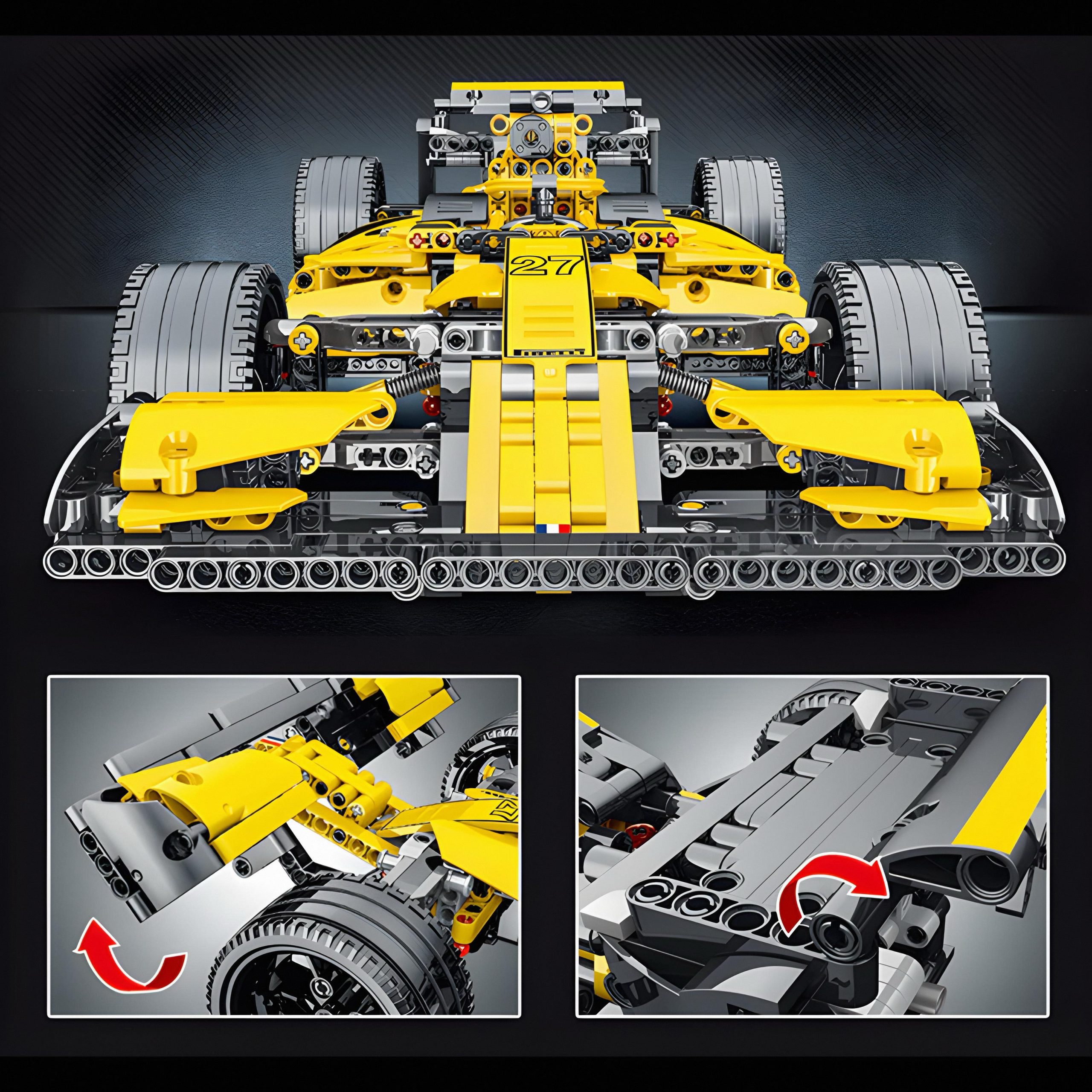 SINGLE SEATER RACE CAR | 1084PCS - Image 3