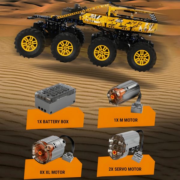 THE ULTIMATE 8 WHEEL DRIVE OFF ROADER | 1962PCS - Image 10