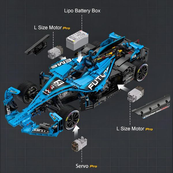 GEN 2 ELECTRIC SINGLE SEATER RACE CAR | 1666PCS - Image 5