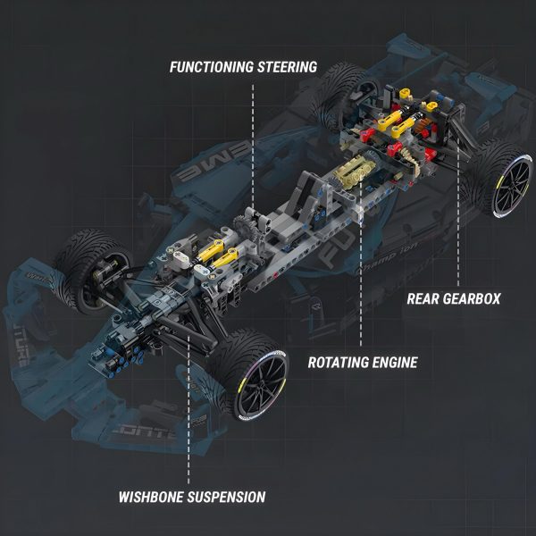 GEN 2 ELECTRIC SINGLE SEATER RACE CAR | 1666PCS - Image 6
