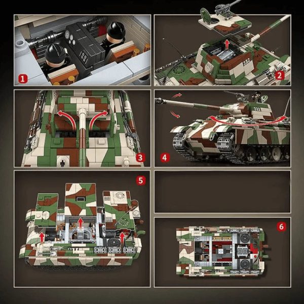 PANTHER TANK | 2135PCS - Image 2