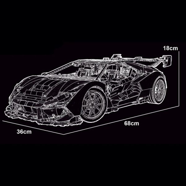 THE LARGEST EVER CAR MODEL | 6627PCS - Image 8