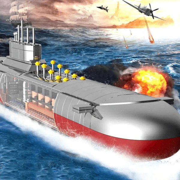 TYPE 9411 NUCLEAR SUBMARINE | 1104PCS - Image 2