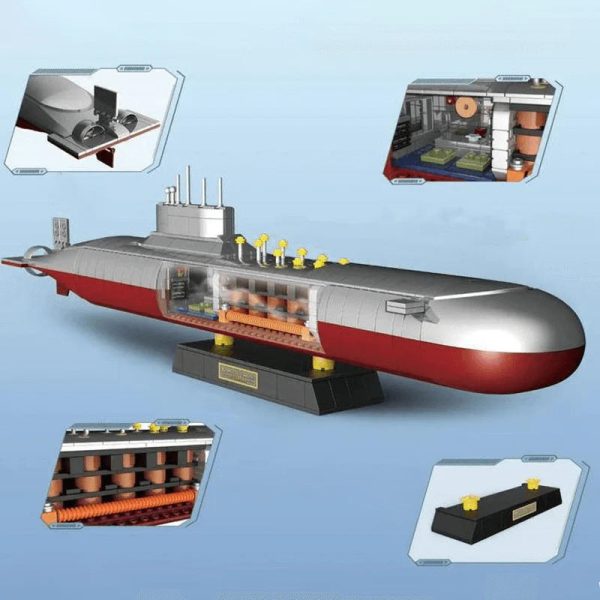 TYPE 9411 NUCLEAR SUBMARINE | 1104PCS - Image 4