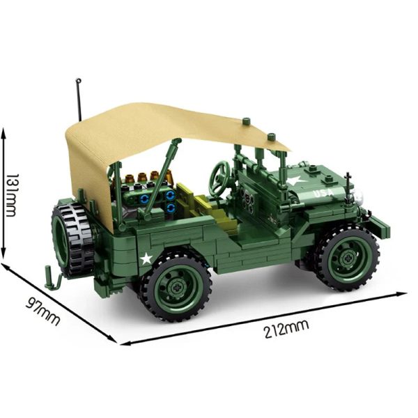 US ARMY JEEP | 807PCS - Image 3