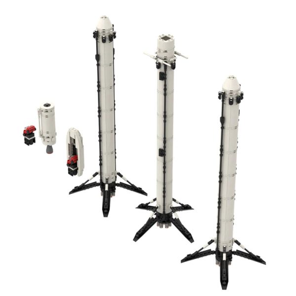 FALCON HEAVY ROCKET | 713PCS - Image 2